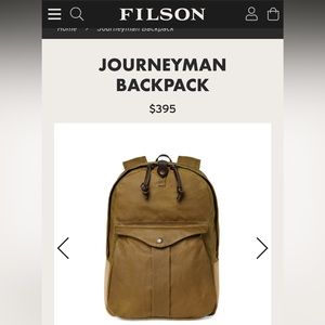 FILSON Journeyman Backpack MADE IN USA